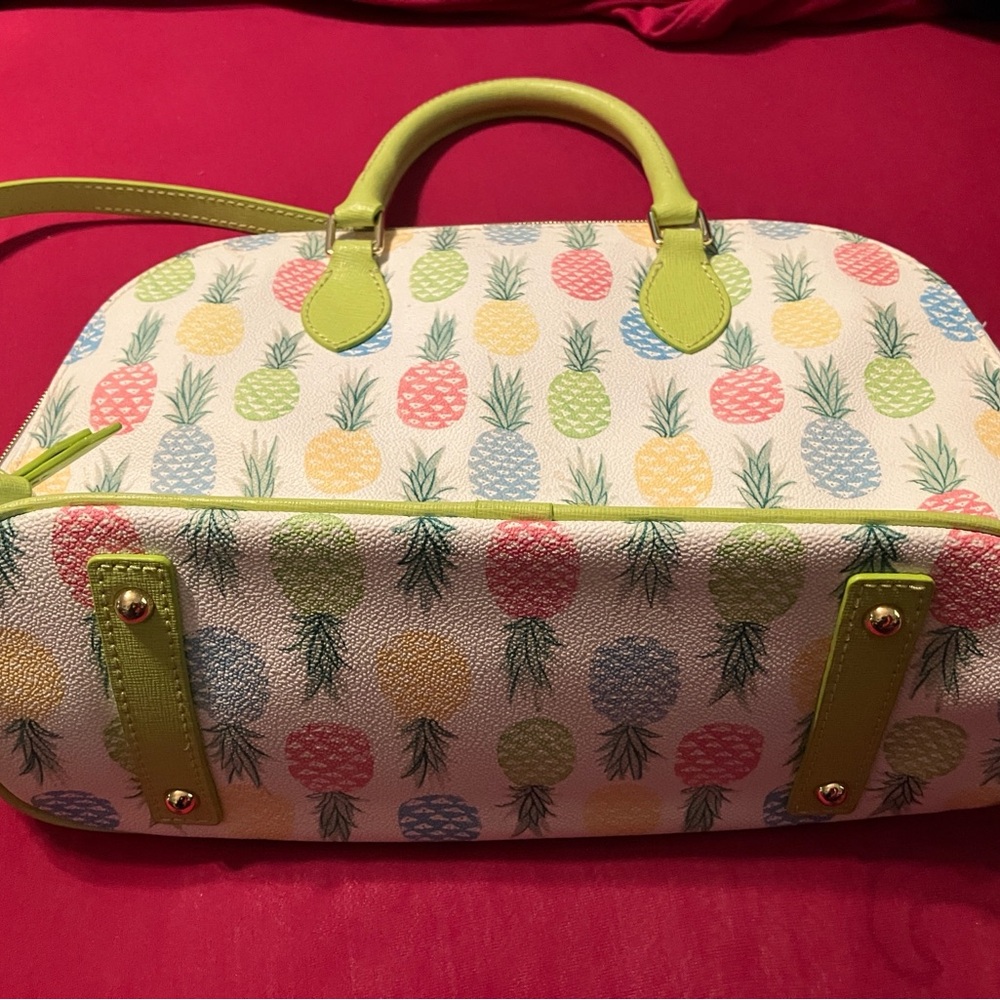 Dooney & Bourke Pineapple Satchel - Picture 2 of 5